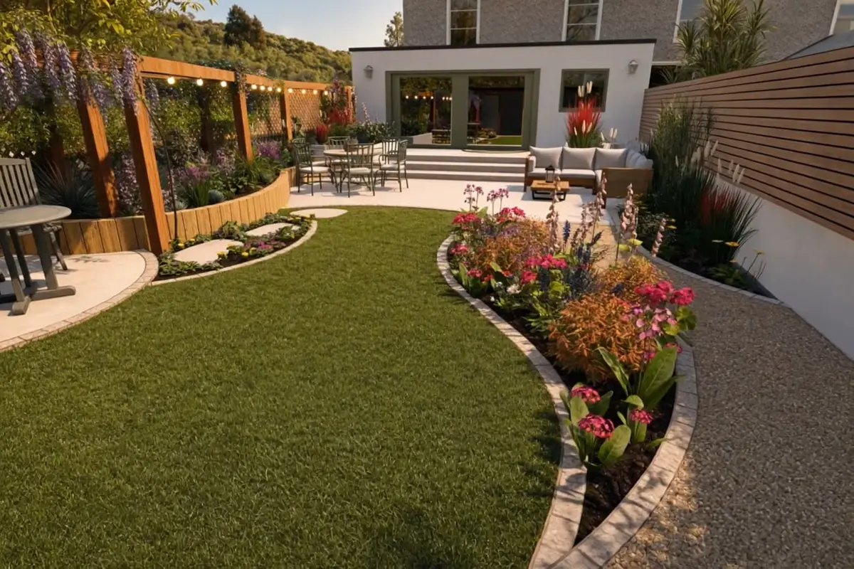 Family garden transformation