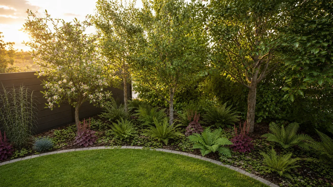 Delivered garden render